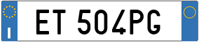 Truck License Plate